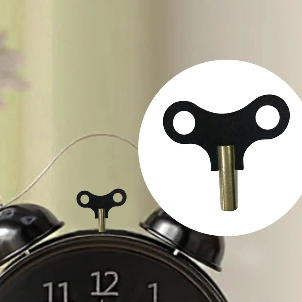 Steel Clock Winding Key for Wall & Desk Mechanical Clocks Clock Winding Key Babs