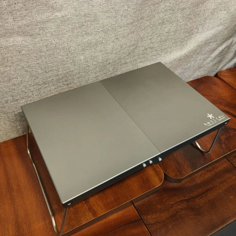 Oeny Portable Folding Coffee Table | Modern Aluminum Design Folding Coffee Table Babs Single person