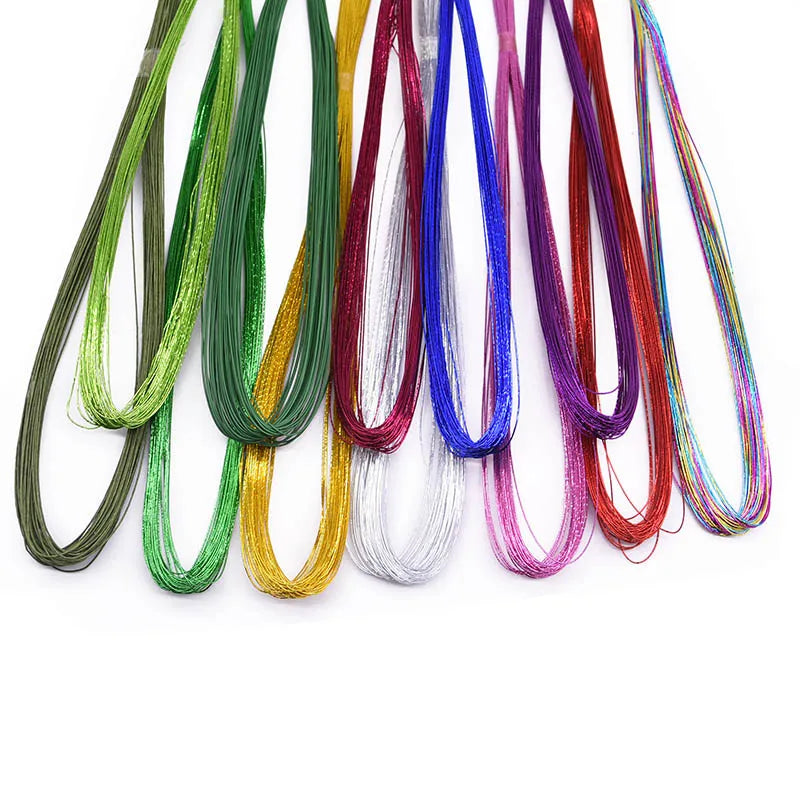 25Pcs 80cm Floral Iron Wire for DIY Nylon Flower Making Craft Floral Craft Wire Babs