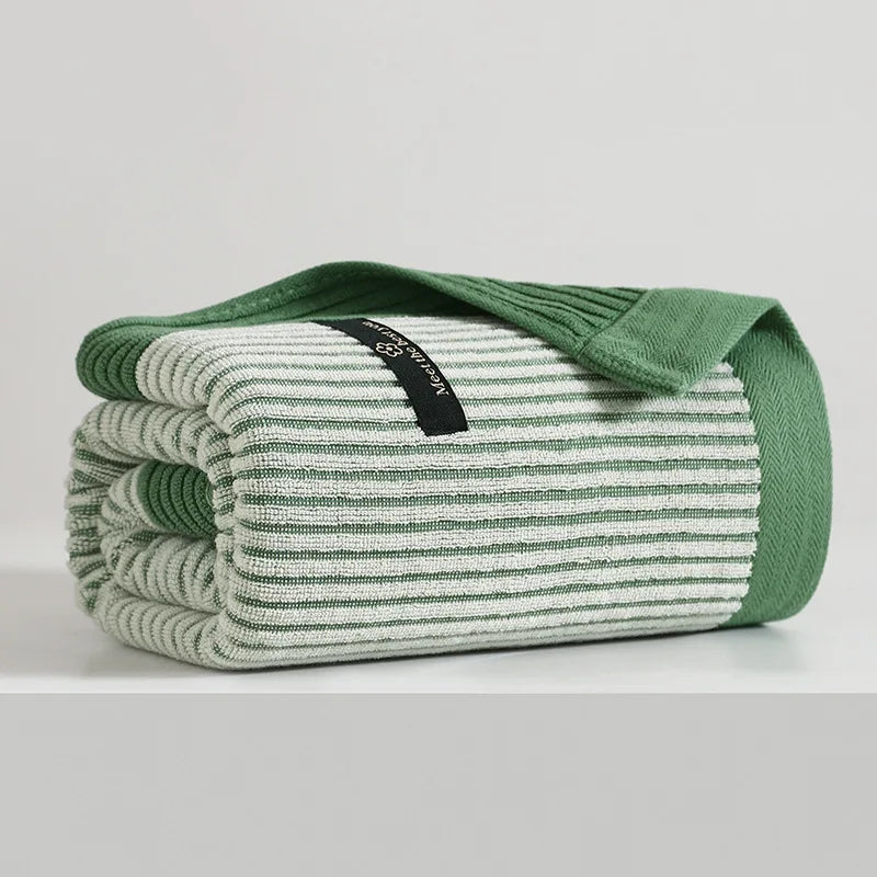 100% Cotton Antibacterial Face Towel – Soft, Lint-Free, Absorbent Cotton Face Towel Babs green 1pc