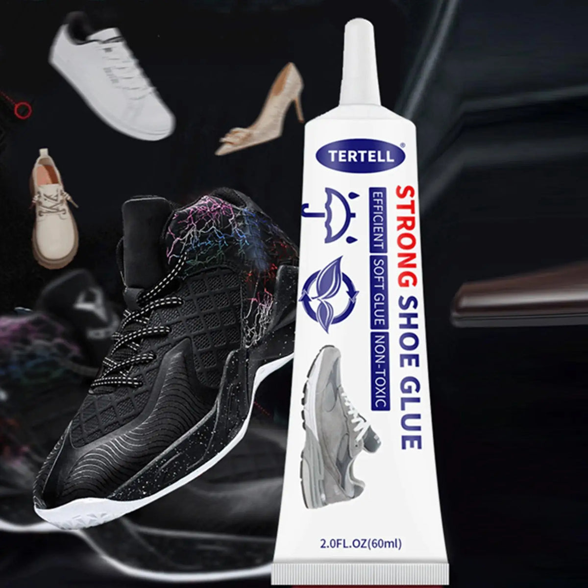 30ml Waterproof Shoe Repair Glue – Clear Sole Adhesive Sealant Shoe Repair Adhesive Babs