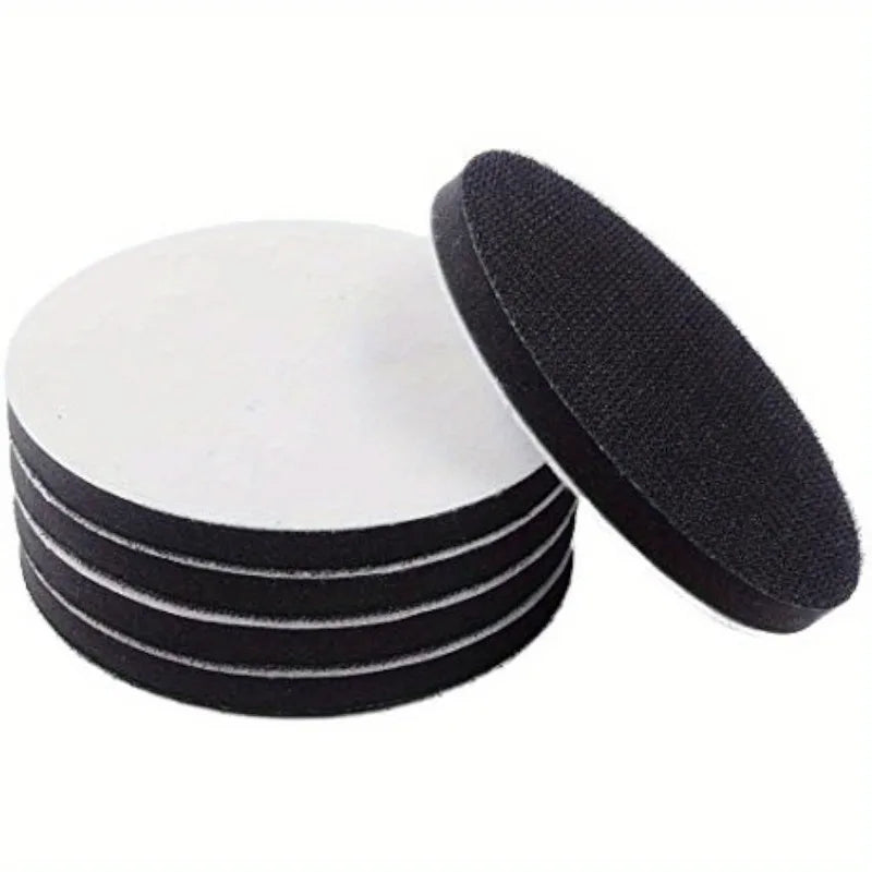 5" Soft Sponge Hook & Loop Interface Buffer Backing Pad 1–5pcs Sanding Interface Pad Babs 5pcs