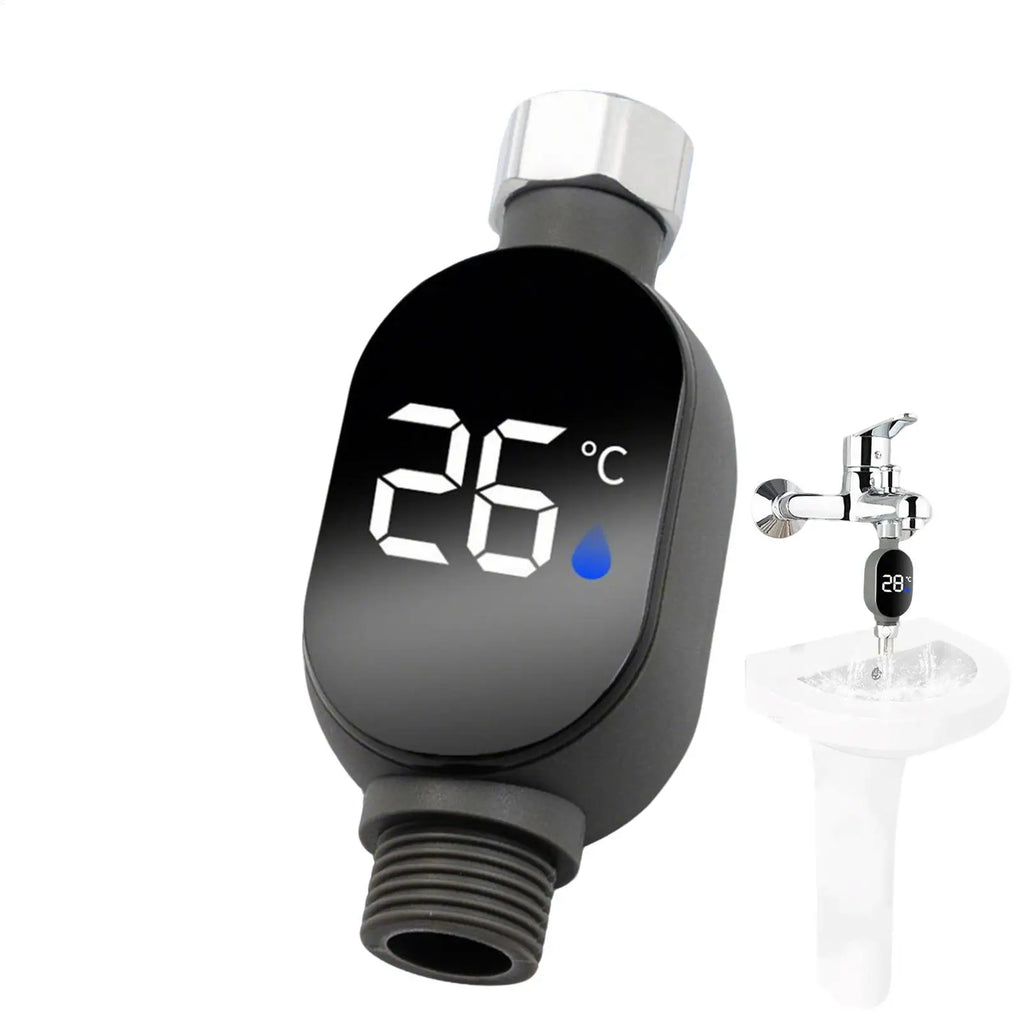 LED Digital Shower Thermometer – Accurate Water Temp Gauge Shower Thermometer Babs
