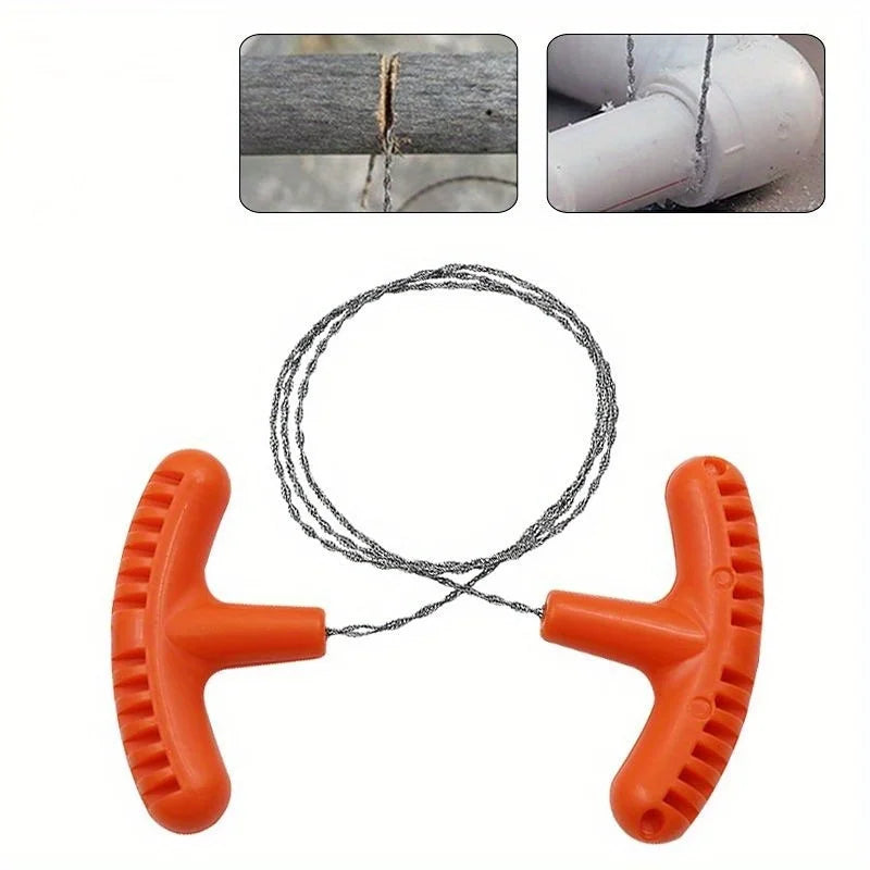 Mini Wire Pocket Saw – Compact Stainless Steel Survival Saw Wire Pocket Saw Babs