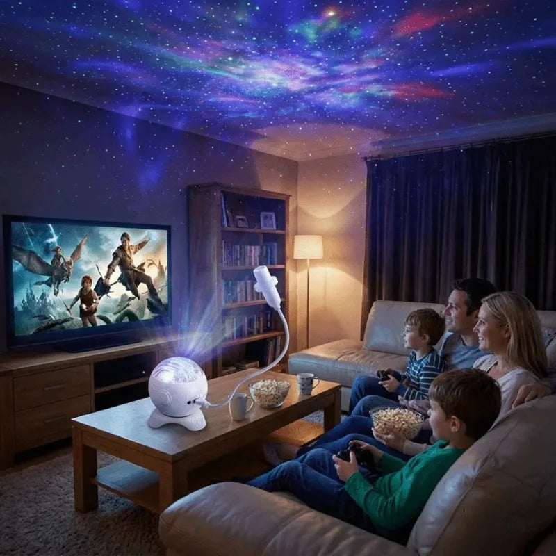 Aurora Bluetooth Star Projector Night Light | Home Decor Gift Star Projector Lamp Babs