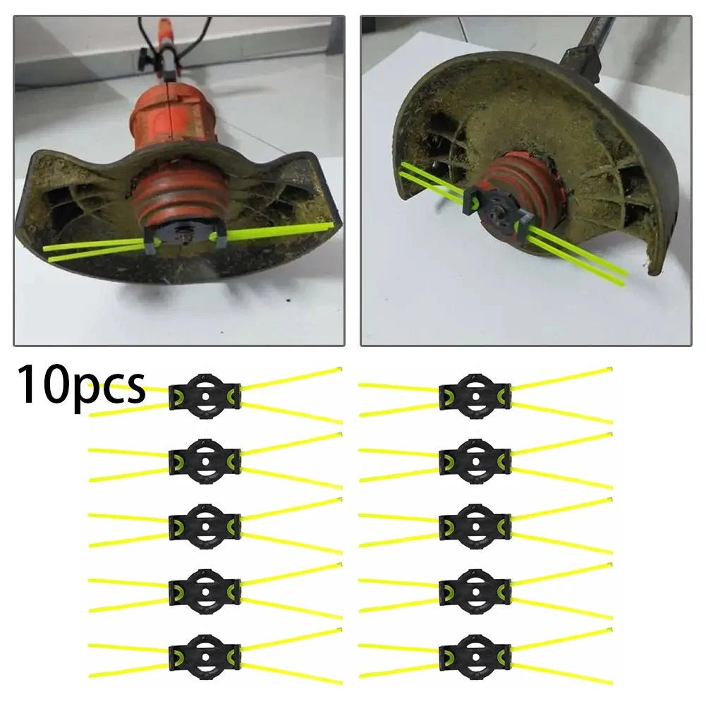 10-Pack Grass Trimmer Head Replacement Rope – Garden Tool Trimmer Head Accessory Babs