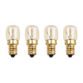 4PCS E14 Globe Bulbs 15W 25W 240V Oven Refrigerator Replacement Replacement Light Bulbs Babs 15W