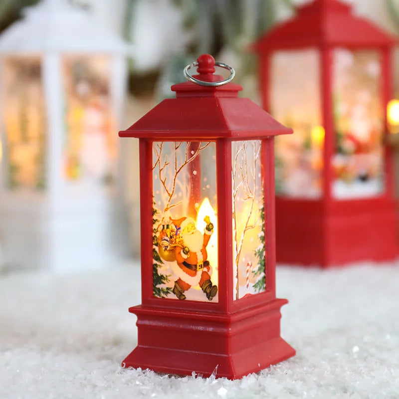 Santa Snowman Lantern Christmas Ornament & Holiday Décor Christmas Lantern Ornament Babs