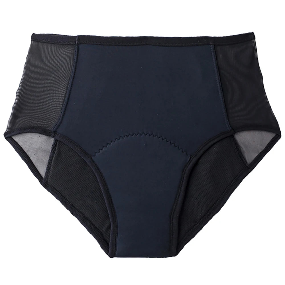 2-Pack High Waist Period Panties – Heavy Flow, Plus Size Period Panties Babs Black 2Pcs S Pack