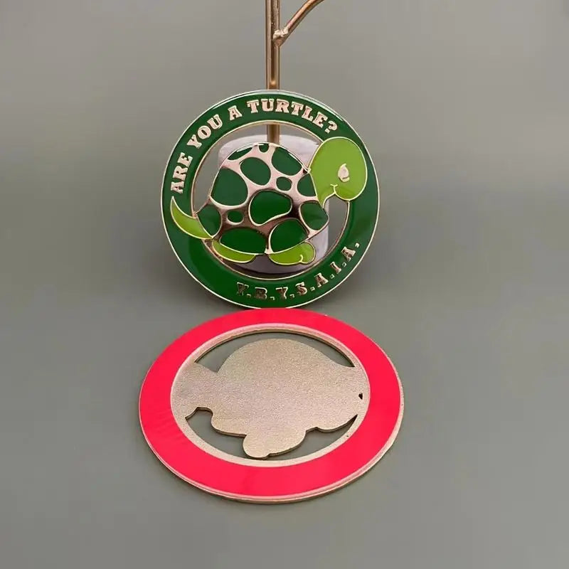 Masonic Lapel Pin – Green Turtle Badge for Freemasons Masonic Lapel Pin Babs