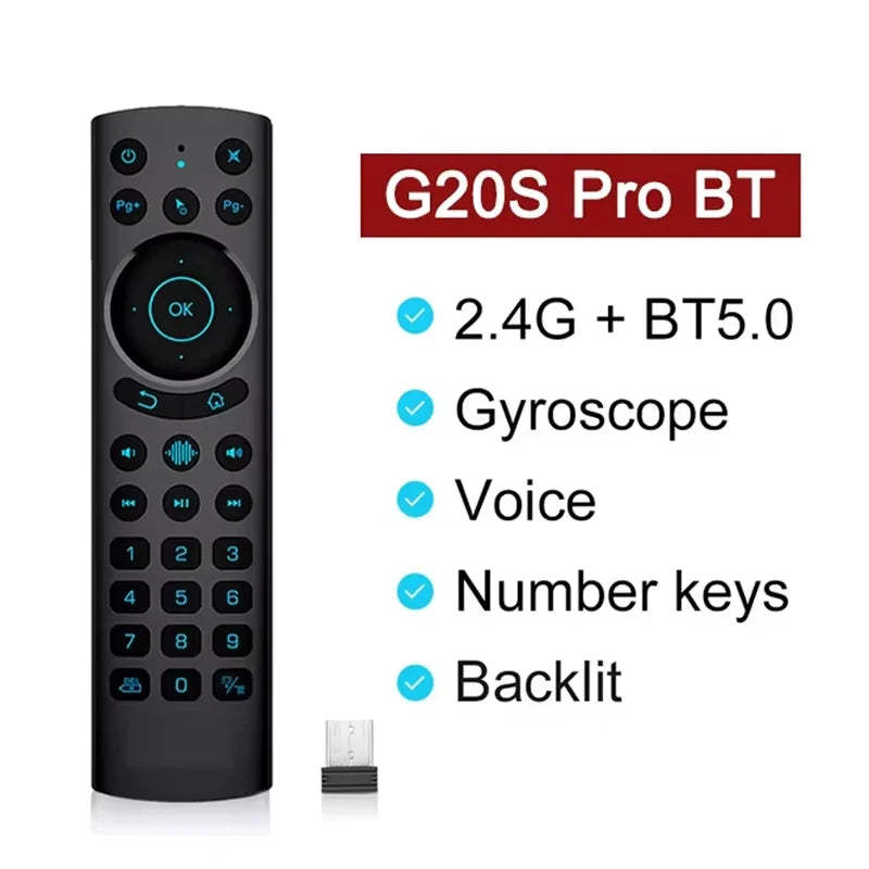G20S Pro Air Mouse – 2.4G Wireless Voice Remote for Android TV Wireless Air Mouse Remote Babs G20S PRO BT