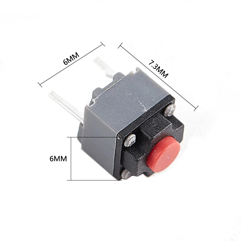 10Pcs Kailh Silent Mouse Micro Switch 6x6x7.3mm Mute Button Mouse Micro Switch Babs