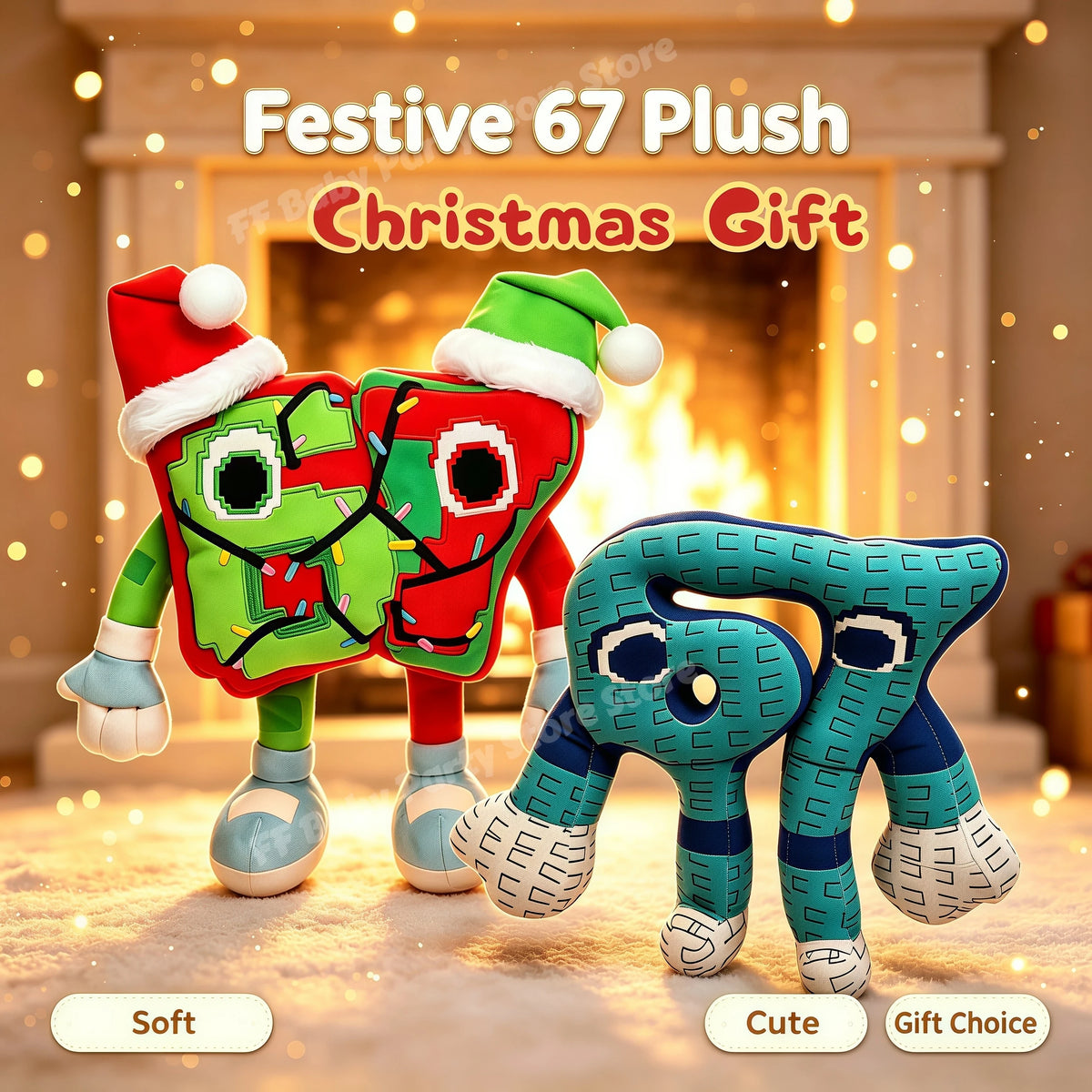 Festive 67 Plush Strawberry Elephant Doll – Anime Collectible Gift Anime Plush Collectible Babs
