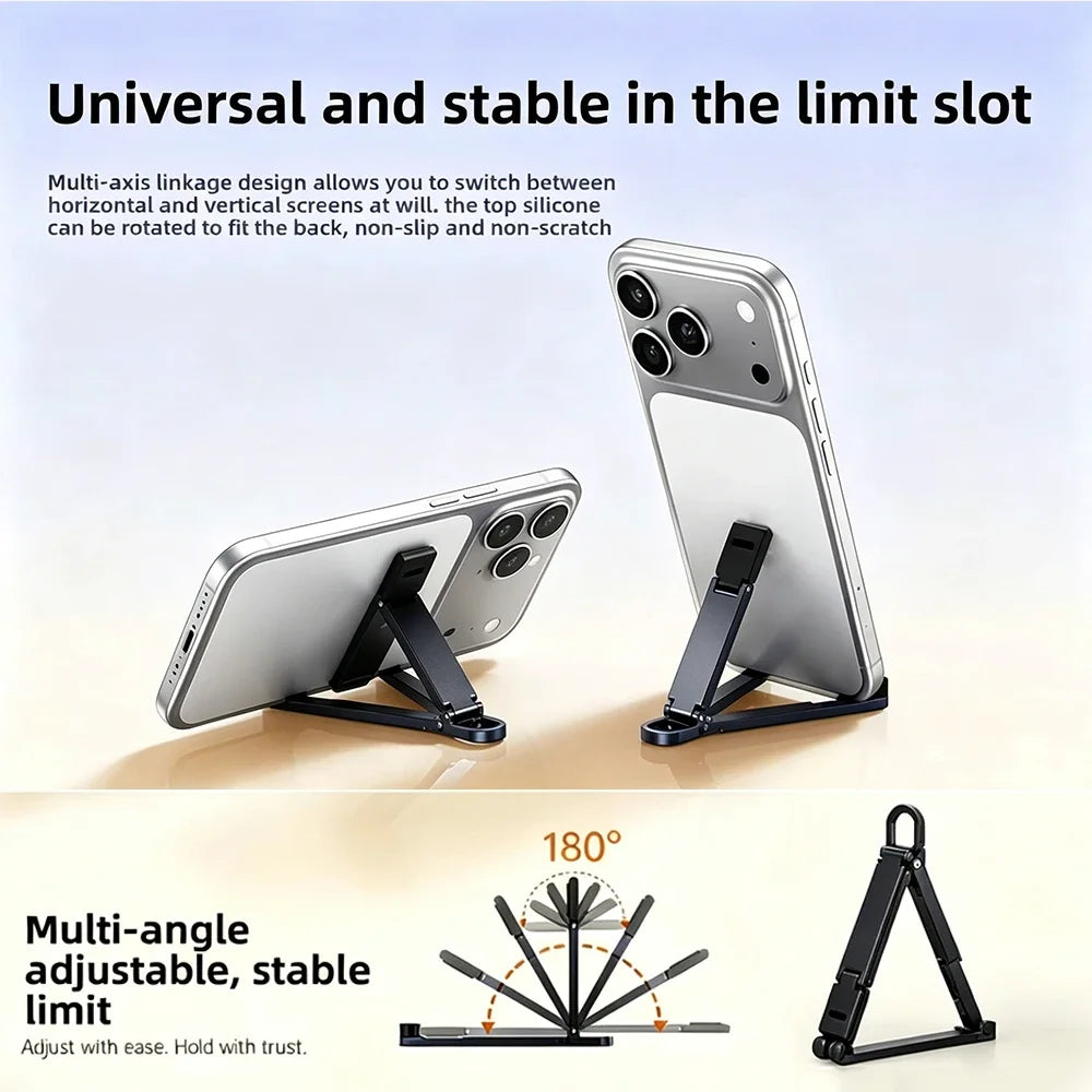 Mini Foldable Keychain Phone Stand | Multi-Angle Desk Holder Phone Stand Babs