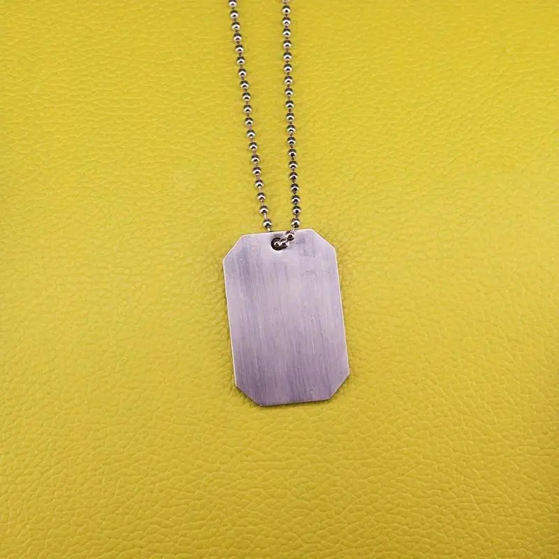 USSR CCCP Soviet Dog Tag Necklace | Liberty Equality Brotherhood Dog Tag Necklace Babs