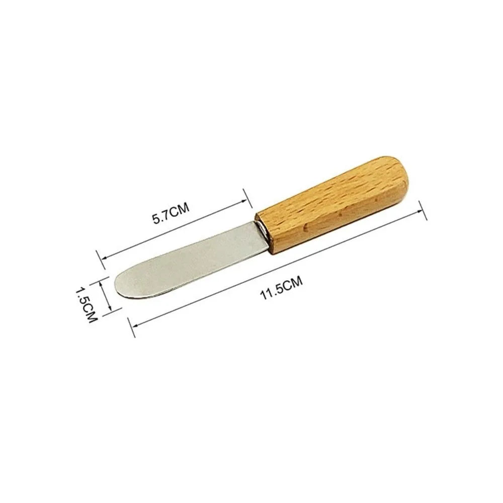 Stainless Steel Butter Scraper & Cake Icing Spatula 8 Inch Cake Icing Spatula Babs no serrations