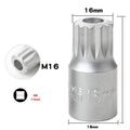 Oil Sump Drain Socket Wrench 3/8 Drive – H17 S8 S10 Metric Socket Wrench Babs M16