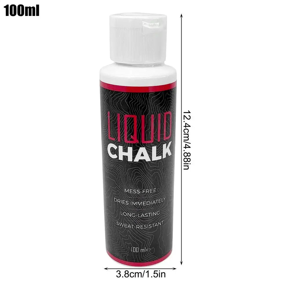 Liquid Chalk Grip Cream 50/100ml – Sweat-Resistant Gym Chalk Liquid Gym Chalk Babs White 100ML
