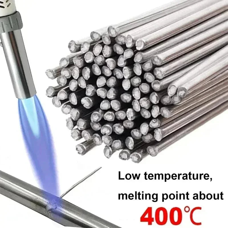 Low Temp Aluminum Welding Rods – No Flux, 10 Pcs Cored Wire Aluminum Welding Rods Babs