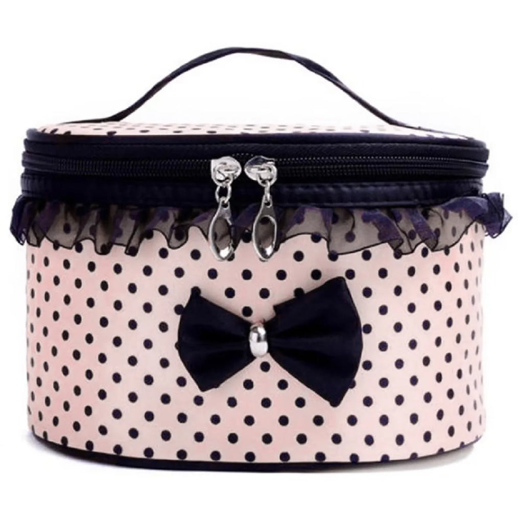 Pink Compressible Cylinder Travel Toiletries Organizer Bag Travel Organizer Bag Babs pink