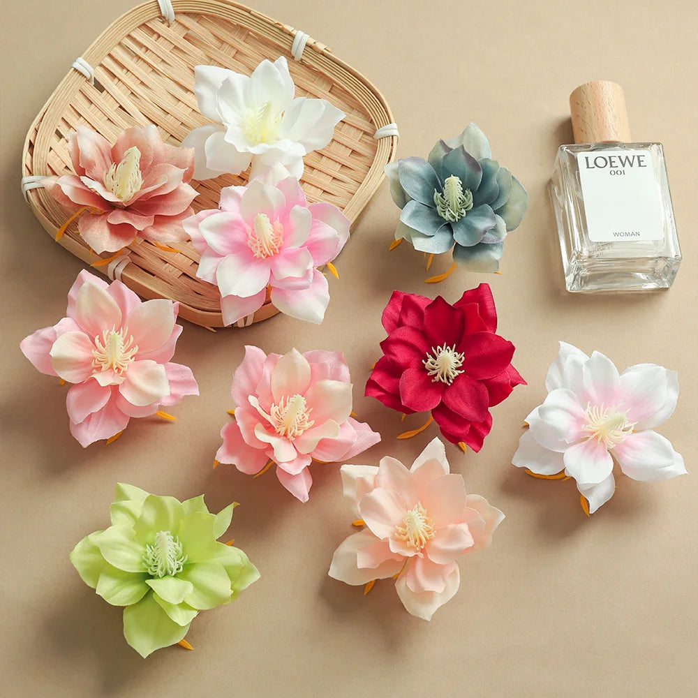 10Pcs Silk Peony Artificial Flowers for Wedding & Home Décor Artificial Silk Flowers Babs