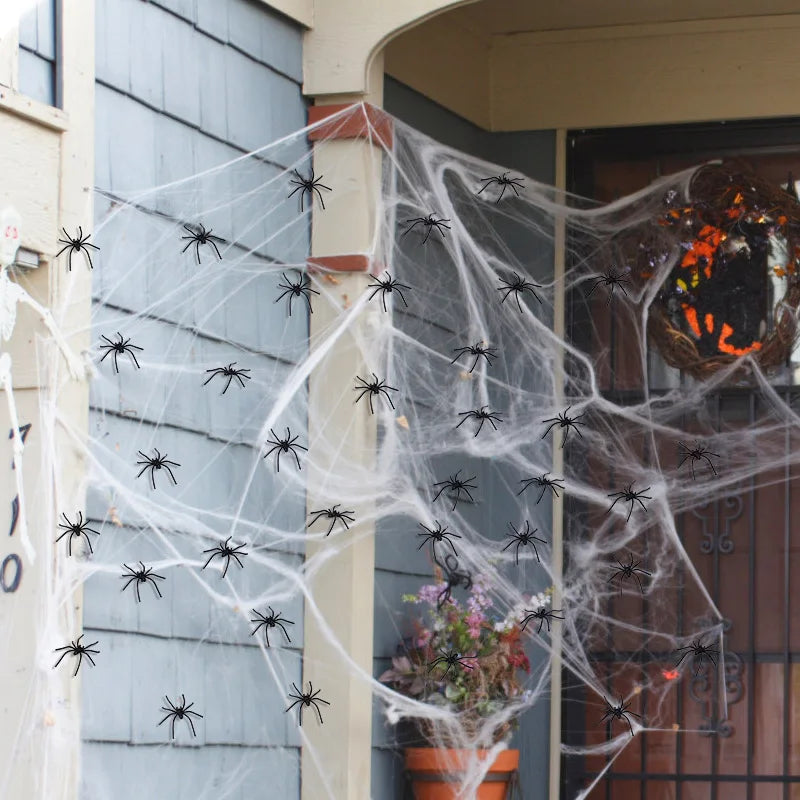 50-100Pcs Glow-in-Dark Halloween Spider Decorations & Props Halloween Decoration Props Babs