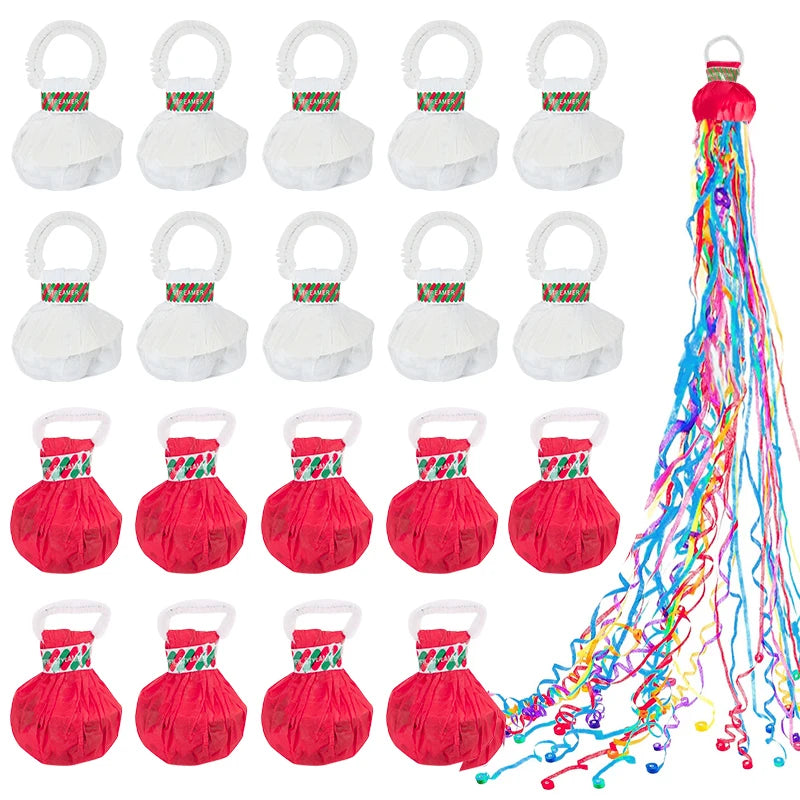 Hand Throw Streamer Poppers – Colorful Confetti Party Favors Party Confetti Poppers Babs