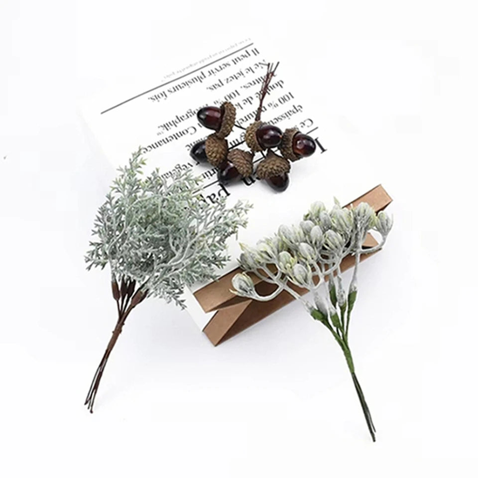 Artificial Autumn Flower Picks – Plastic Tree DIY Wreath Decor Artificial Flower Picks Babs