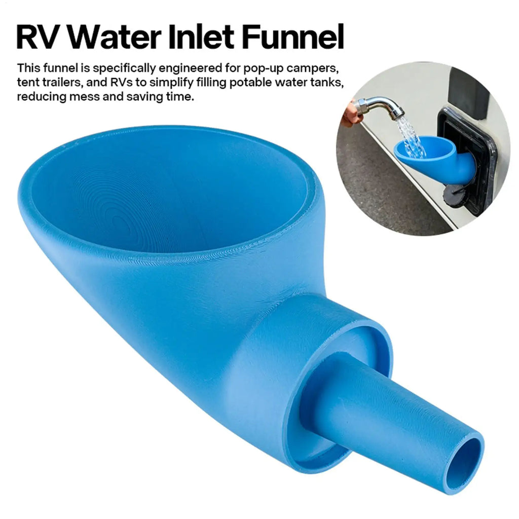 RV Water Filler Funnel – Splash-Free Camper Tank Refill Tool RV Water Funnel Babs