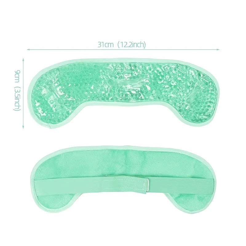 Reusable Cooling Gel Ice Mask Hat – Face & Head Cold Compress Cooling Gel Mask Babs