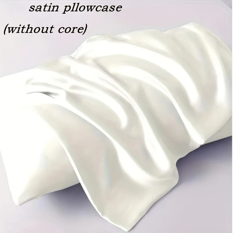 Satin Pillowcases Pair – Breathable, Skin-Friendly & Machine Washable Satin Pillowcase Babs