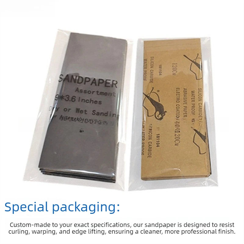 Silicon Carbide Waterproof Sandpaper Set – Wood Metal Auto Abrasive Sandpaper Set Babs