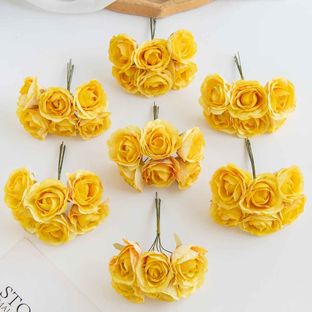 Artificial Silk Rose Bouquet for Wedding, Home & DIY Decor Artificial Flower Bouquet Babs