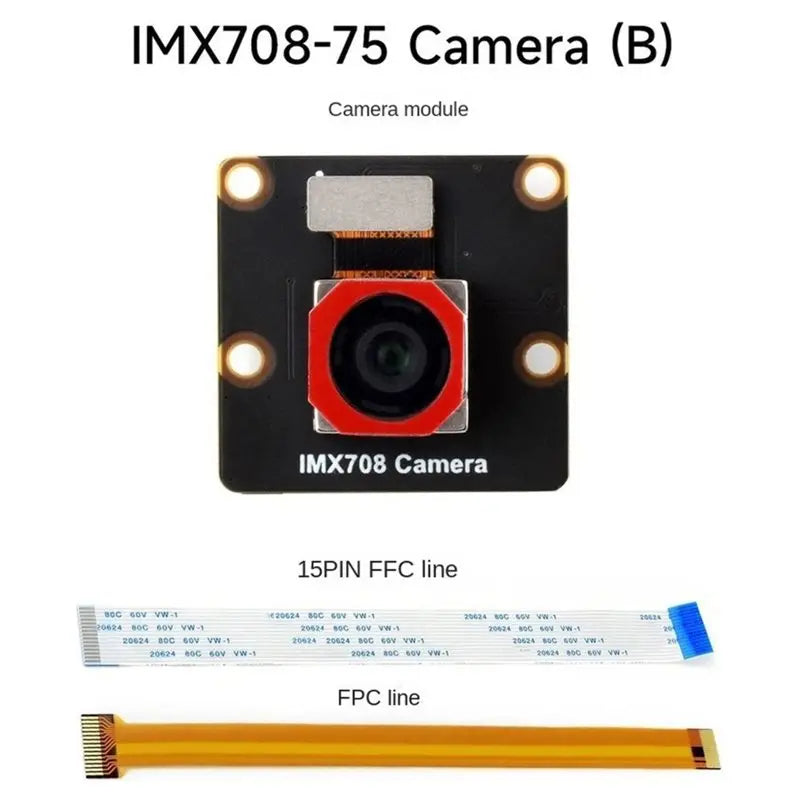 IMX708 12MP Autofocus Camera 79.8° FOV for Raspberry Pi Camera Module Babs
