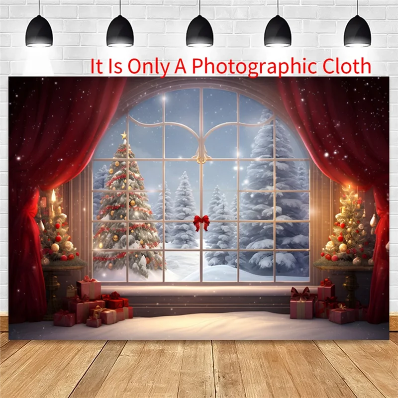 Christmas Photography Backdrop 210x150cm Vinyl Background Cloth Photography Backdrop Babs As Shown 8031