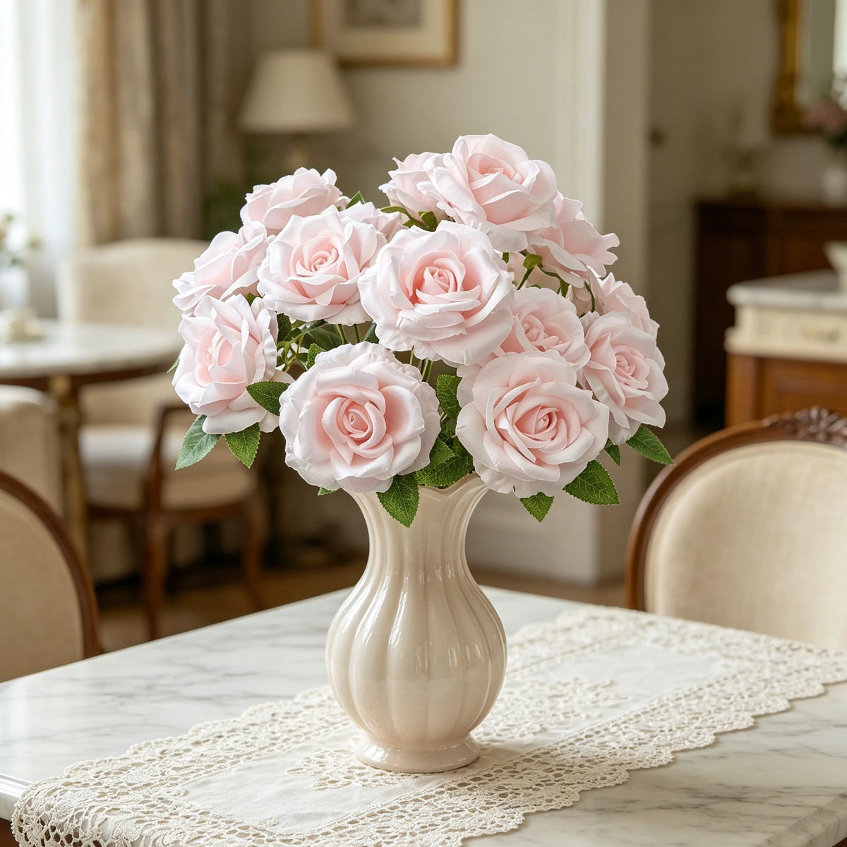 Artificial Silk Rose Bouquet – Wedding & Home Décor Artificial Flower Bouquet Babs