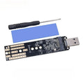 M.2 to USB 3.2 Gen2 SSD Adapter – JMS581DL NVMe & SATA SSD Adapter Card Babs Default Title