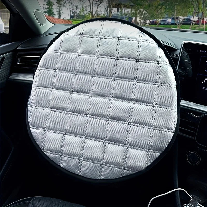Universal Car Steering Wheel Cover – Heat & Sun Protection Steering Wheel Cover Babs