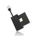 USB 2.0 Universal Smart Card Reader – ID, Bank & SIM Smart Card Reader Babs Black NONE