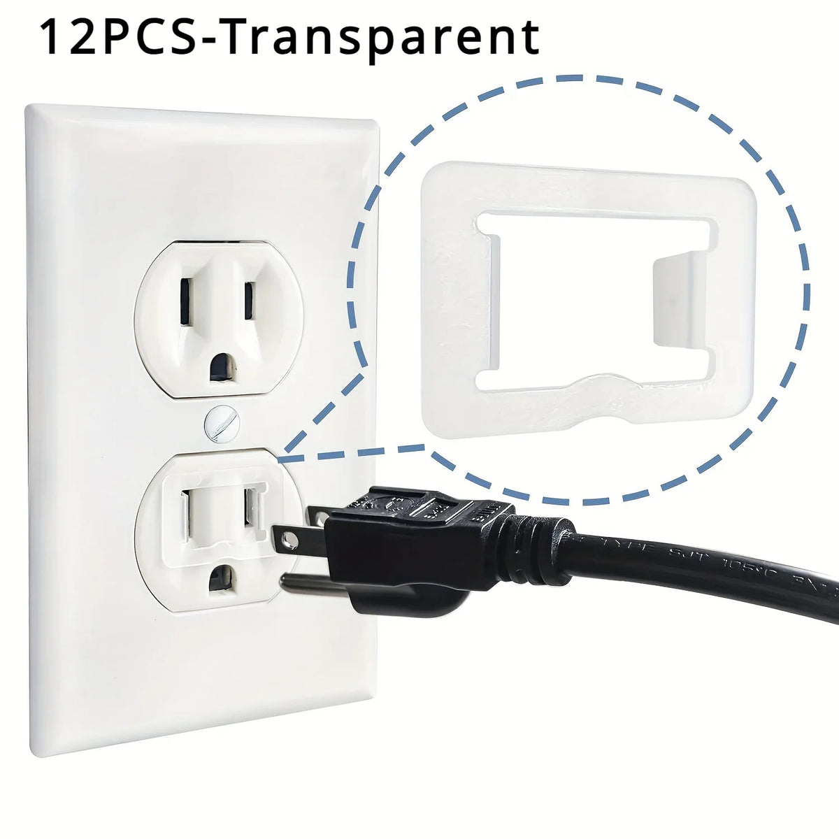12-Pack Socket Stabilizer – Fix Loose Plugs, Flame-Retardant PC Socket Stabilizer Babs