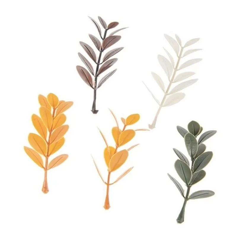 Artificial Leaf Stems – Wedding, Home & DIY Décor (10/20 Pcs) Artificial Leaf Stems Babs