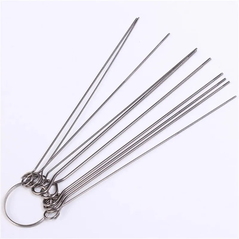 10-Pc Stainless Steel PCB Desoldering Needle Set 0.7–1.3mm Desoldering Needle Set Babs