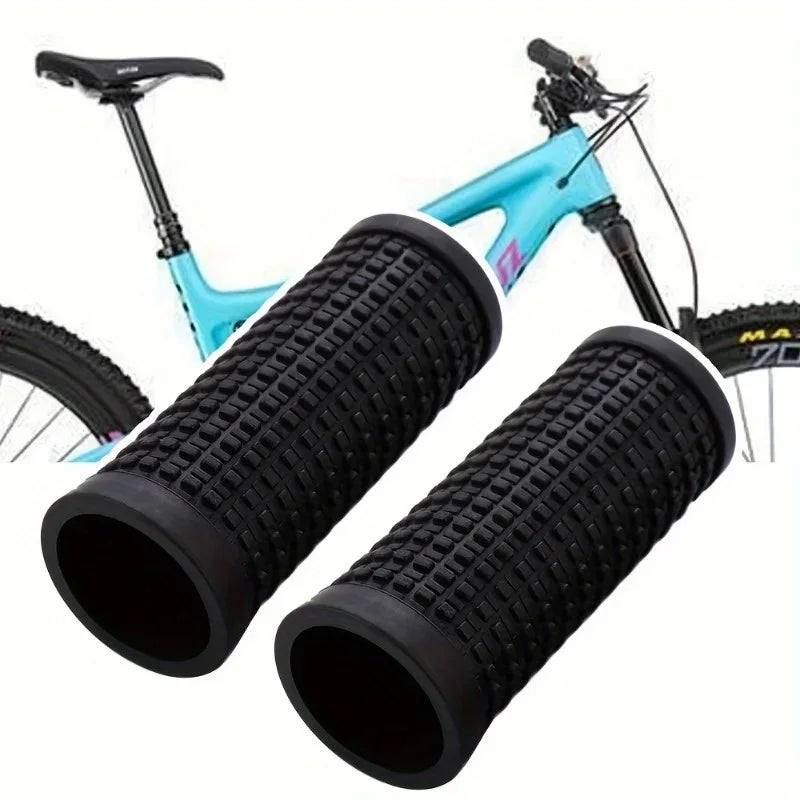 SL-RS35 MTB Bike Handlebar Grips – Durable Rubber, Black Bike Handlebar Grips Babs