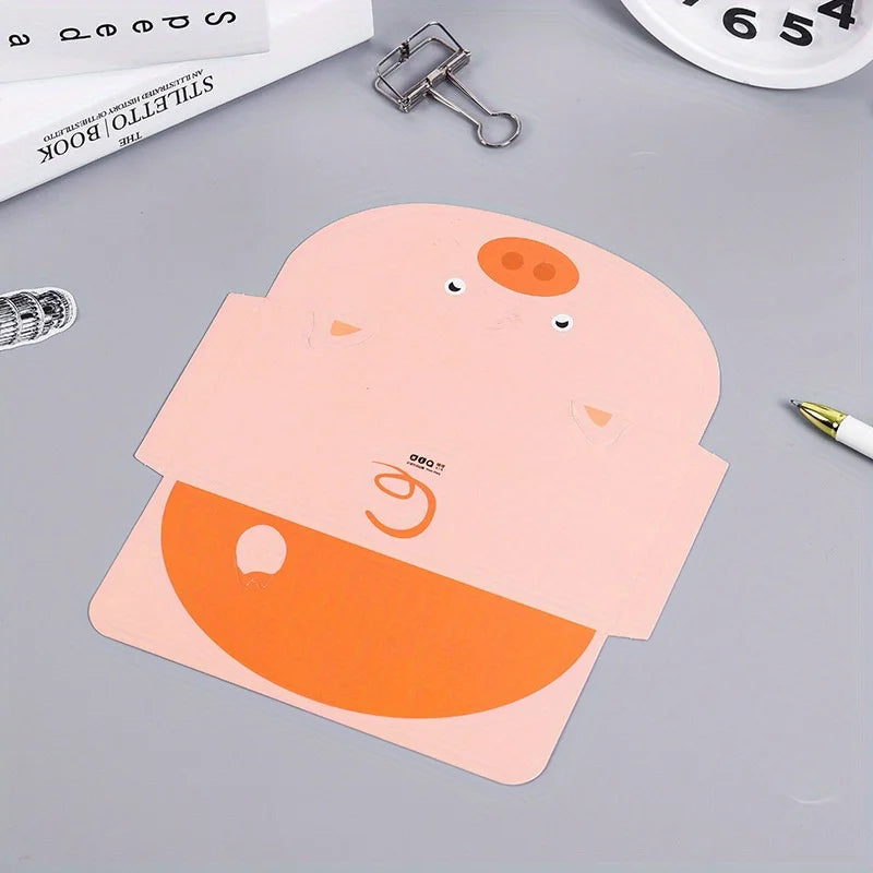 10pcs Cartoon Animal Greeting Cards with Envelopes | Party Invites Greeting Card Set Babs