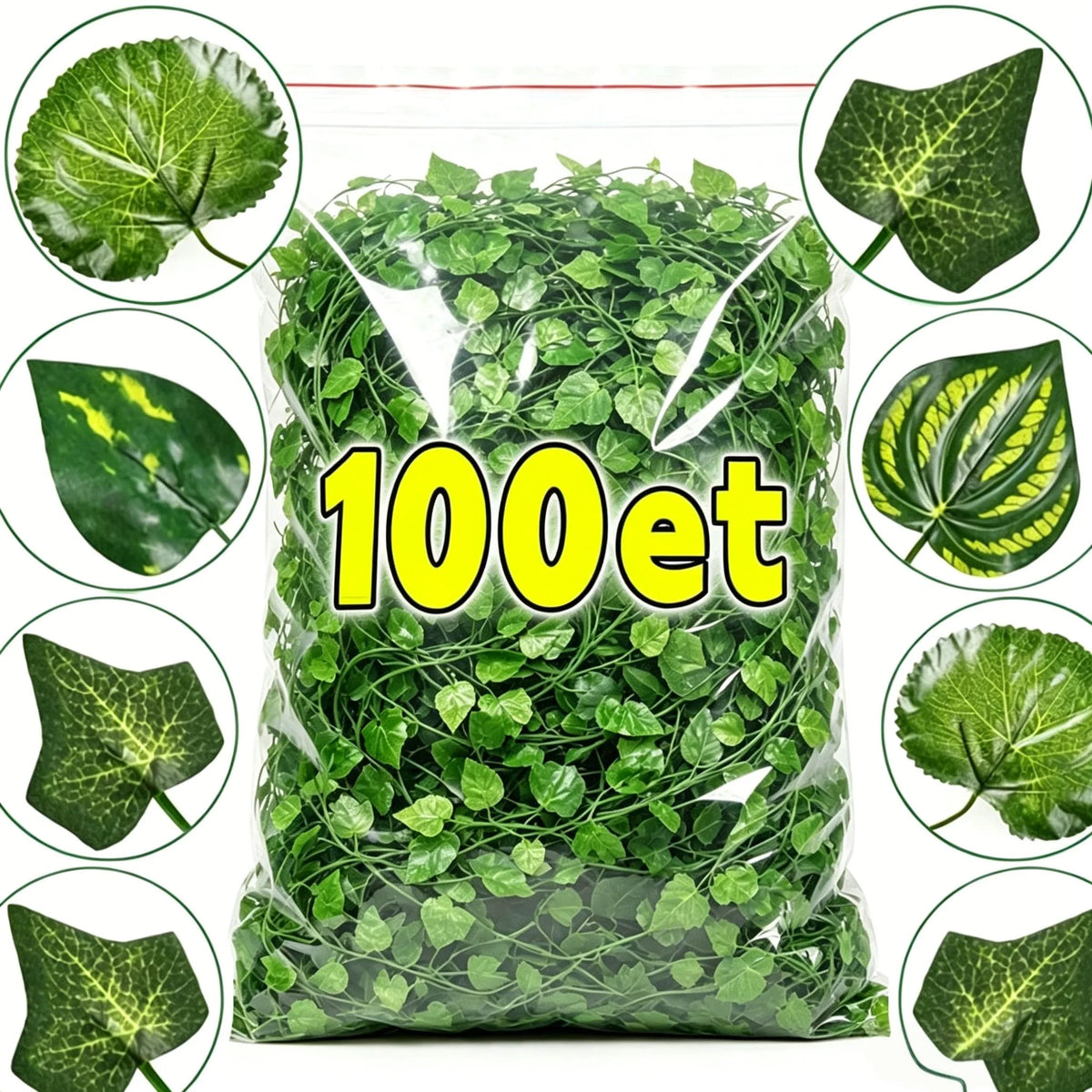Artificial Ivy Vine Hanging Garland – 30pcs Fake Leaf Décor Artificial Ivy Garland Babs