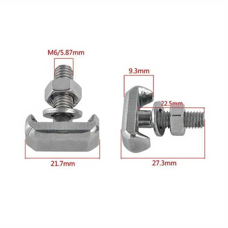 M6 T-Bolt Stainless Steel Battery Terminal Connector for Cars Battery Terminal Connector Babs