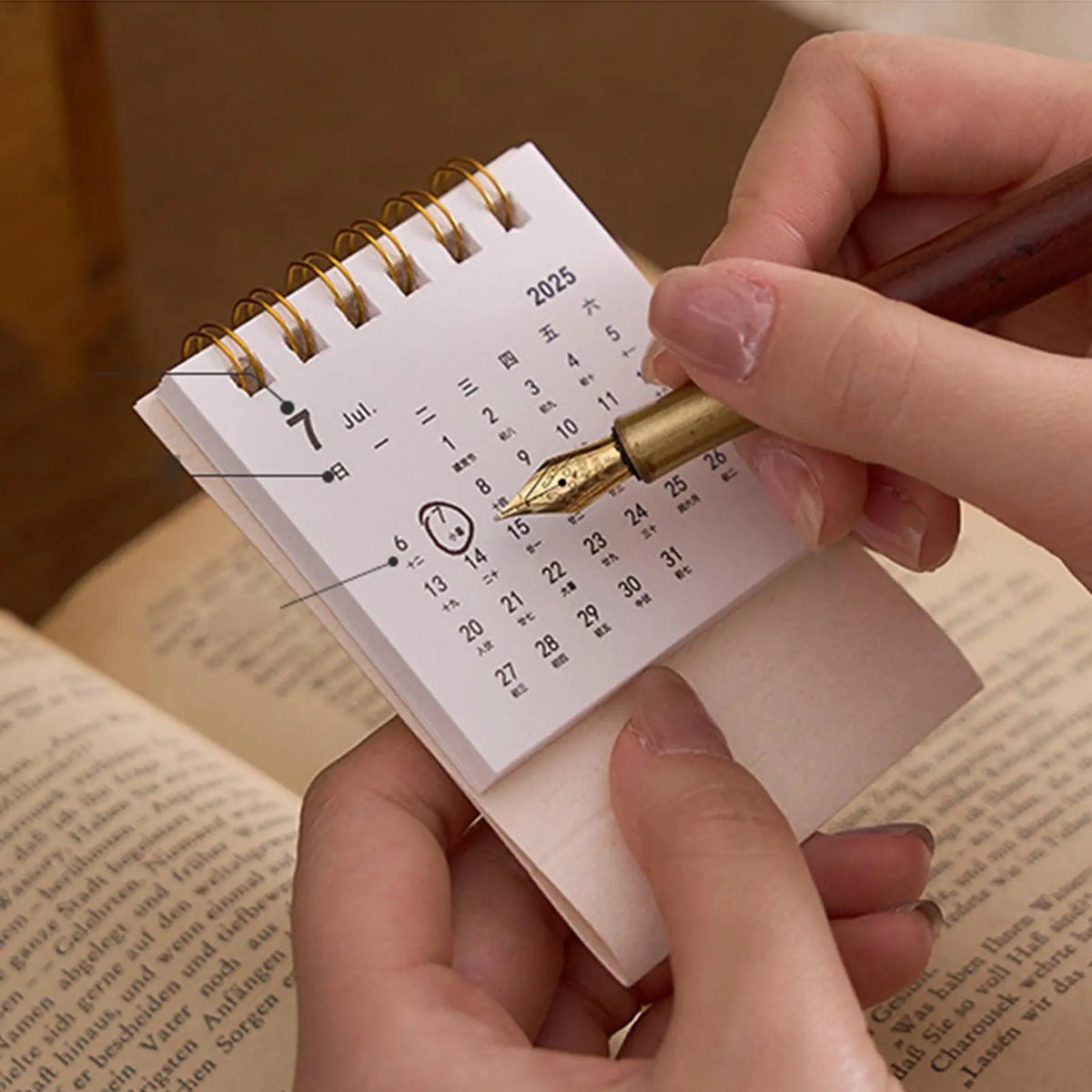 2026 Mini Desk Calendar – Portable 12-Month Planner Mini Desk Calendar Babs