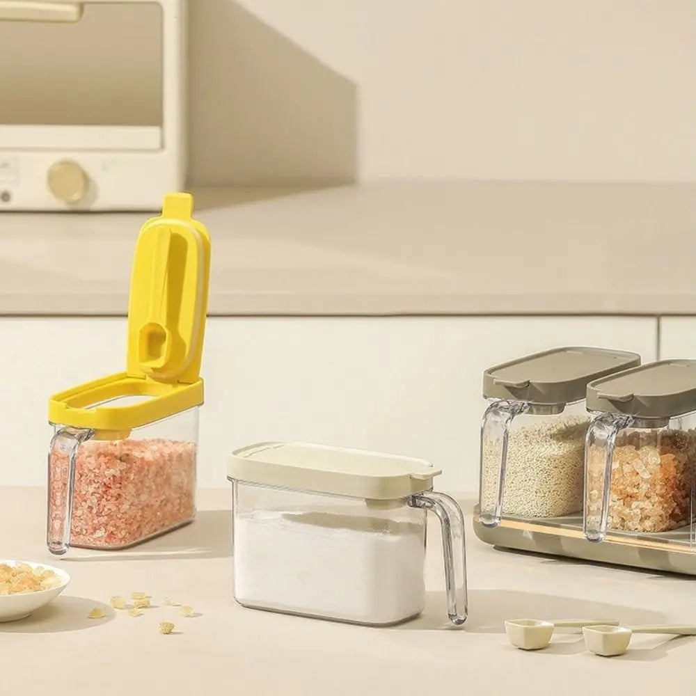 Plastic Spice Jar Set with Lid – Moisture-Proof Seasoning Storage Spice Storage Set Babs
