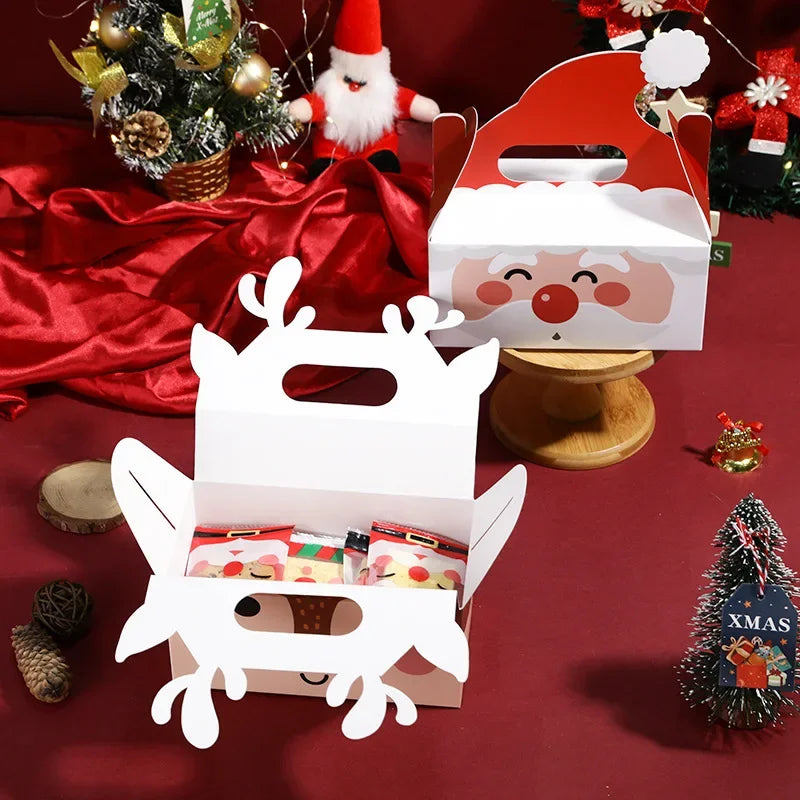Christmas Square Gift Boxes – Collapsible Holiday Packaging Holiday Gift Boxes Babs