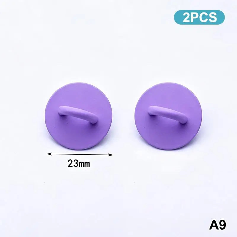 2pcs Adhesive Metal Phone Charm Holder & Keychain Hook Phone Charm Holder Babs A9